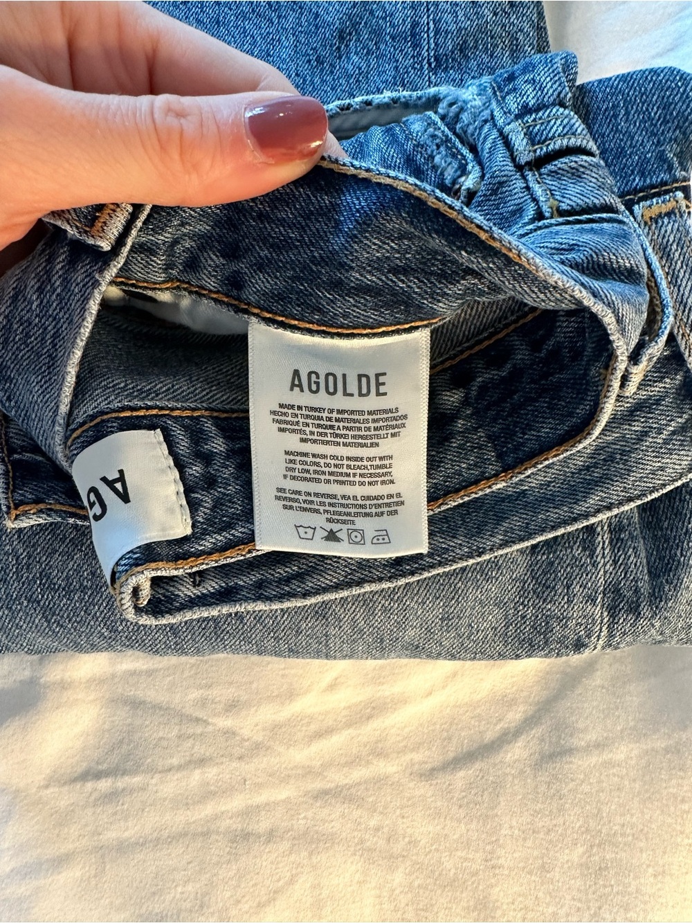 Agolde Riley Crop Jeans - Picture 7 of 8